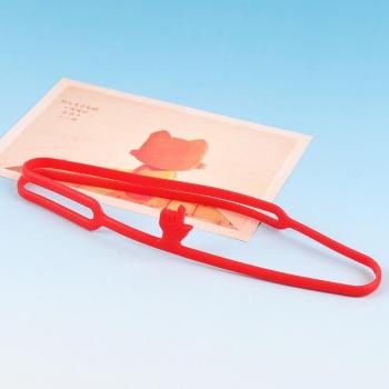 Marque‑page en silicone « Astuces Bureau »