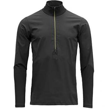 Devold Langarmshirt M Running Merino Cover Zip Neck Herren
