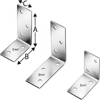 Simpson Strong-tie Winkelverbinder Ohne Rippe, Stahl Verzinkt, Anps 204625