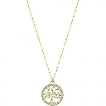 Collar Arbol Vida Lotus Silver Lp1746-1/2 Plata, Mujer