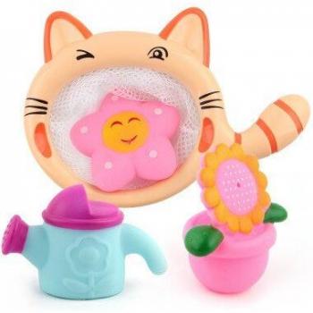 Jouets de bain animaux en caoutchouc pour bébés