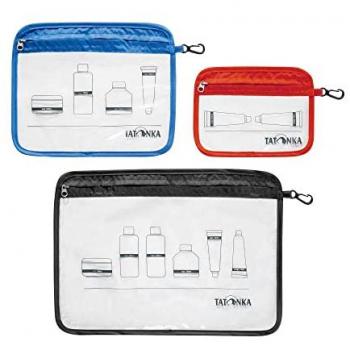Neceser Tatonka Zip Flight Set Multicolor y Negro