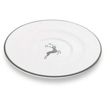 Piattino Cervo Gmundner Ceramica Grigia 14 cm