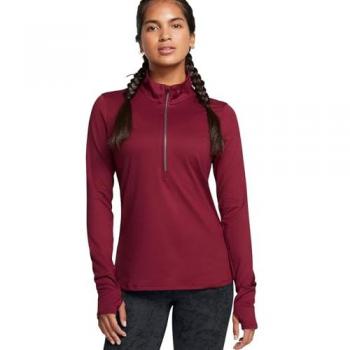 Camiseta técnica de manga larga Under Armour Launch Pro Half Zip mujer - Rojo (S)