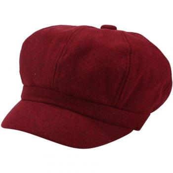 Gorra de Boina Lisa para Invierno