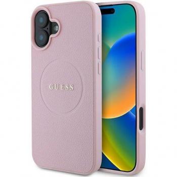 Étui rigide Guess pour iPhone 16 Plus 6.7 Rose