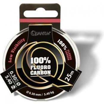 Fil de pêche Quantum 0,55 mm Fluoro Carbon 25m 1590 kg Transparent