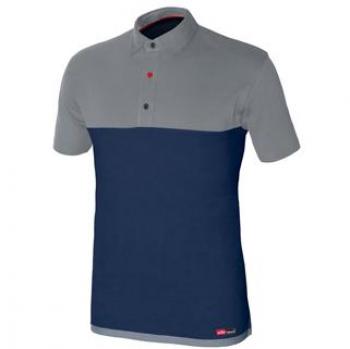 Polo Manga Corta Algodón Color Azul T/Xxl