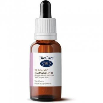 BioCare Nutrisorb BioMulsion D Liquid Emulsified Vitamin D3 1000 IU
