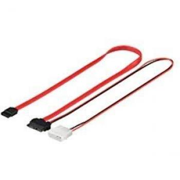 Microconnect PI2025 SATA cable 0.25 m Power Black, Red