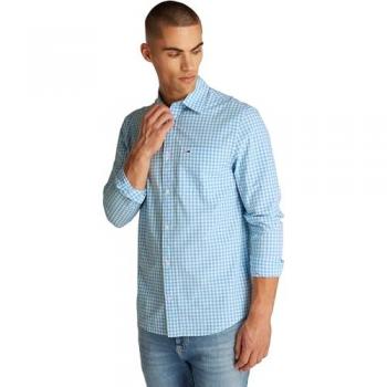 Karohemd von Tommy Jeans in sugarplum blau