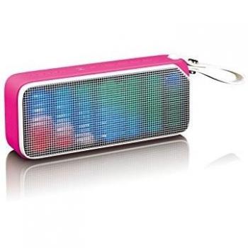 Lenco Haut-parleur Stéréo Bluetooth Lumière De Disco Bt-191 Rose - Fnac