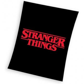 Coperta Strano Mondo nera 130x170 Corallo Netflix