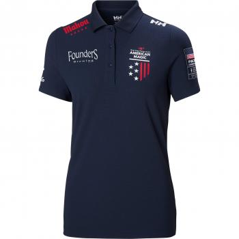 Polo Donna Helly Hansen A Maniche Corte Am Navy XS