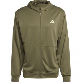 Adidas Hanorac TR ES+ FZ JA Ij9613 în nuanța Măslinului