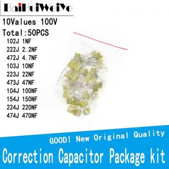 Kit de Condensadores de Corrección 50 uds - 10 Valores