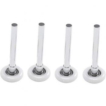 4Pcs Heavy Duty Nylon Garage Door Roller Wheels with Sealed Ball Bearings, 105mm