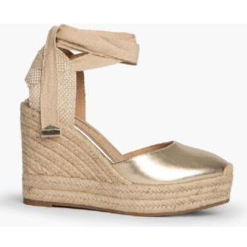 Sandalias de esparto Corina para mujer color oro