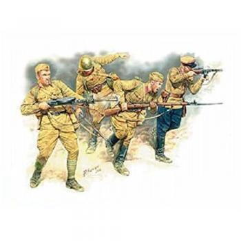 Infanterie Russe Été 1941 – Front de l'Est (4 figurines) – Master Box