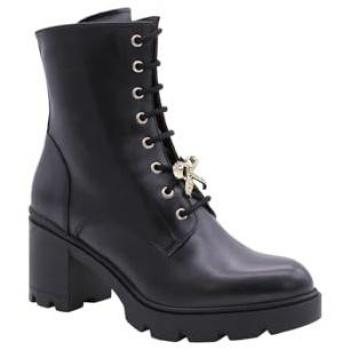 Nerogiardini Stylish PUA Black Ankle Boot Female Sizes 3 UK, 4 UK, 5 UK, 6 UK, 7 UK