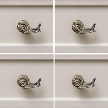 Light Brown Snail Drawer Pull – Melody Maison Style