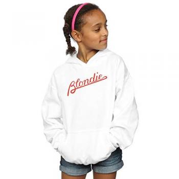 Felpa Blondie con logo per ragazze 12-13 bianco