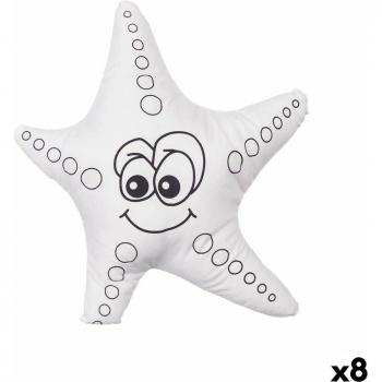 DIY Color-In Starfish Soft Toy - 26x26x8 cm (8 Units)