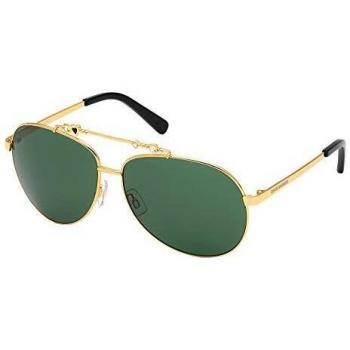 Lunettes de soleil Dsquared2 DQ0356 30N couleur Or vert 63 mm
