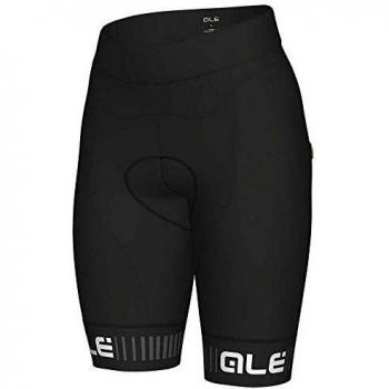 Damen Trägerhose Alé Traguardo schwarz-weiß
