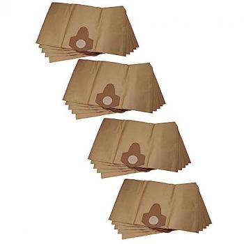 20 Sacs en papier compatibles Parkside PNTS 30/8, PNTS 30/9, PNTS 35/5, PWD 30 A1 - Marron - 38,5 cm x 26 cm