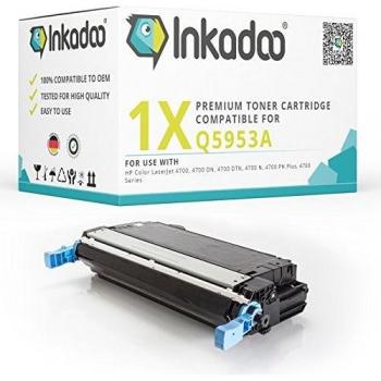 Premium Inkadoo Ersatztoner für HP Q5953A/643A/643AM – Magenta, 10 000 Seiten