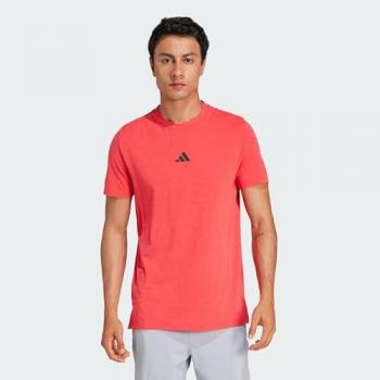 Adidas Men's Workout Short Sleeve T-shirt Pure Ruby 2XL