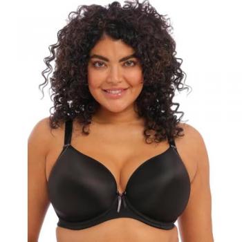 Elomi Bijou Underwire T‑Shirt Bra – Black, Size 40J US/40GG UK