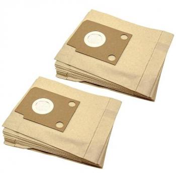 Vhbw - 20x Vacuum Cleaner Bag compatible with Hoover sc 54 Compact, sc 54 Audio, sc 3860 Vogue Vacuum Cleaner, paper, 26 cm x 21 cm, Sand-Coloured