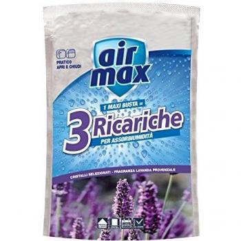 AIRMAX Assorbi umidità sali lavanda 3 ricarica gr. 1350