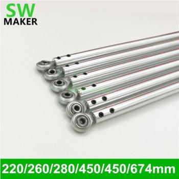 Aluminum Diagonal Push Rod Arm with Rod End Bearing for Kossel Mini