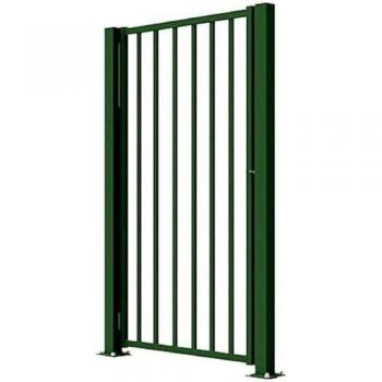Puerta batiente de acero verde 80x100 cm