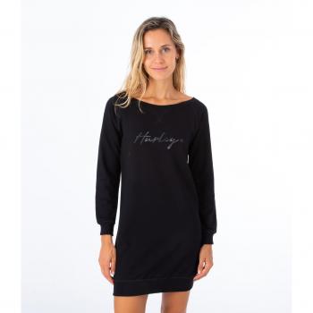 Vestido Hurley O&O Script Fleece Oceánico