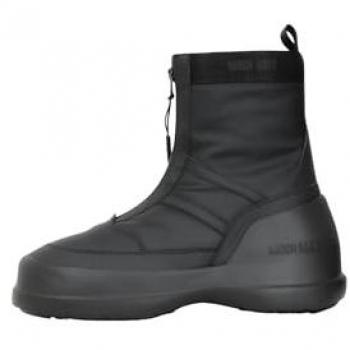 Moon Boot Black Rubber Ankle Boots Size 11 UK