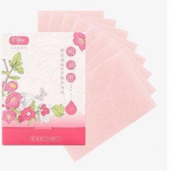 100 Sheets Absorbent Oil Blotting Wipes