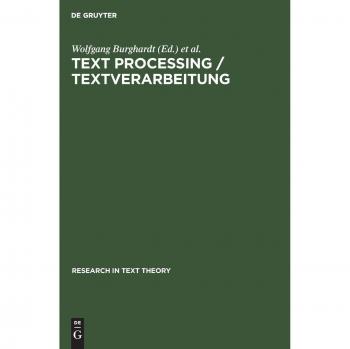 Text Processing / Textverarbeitung