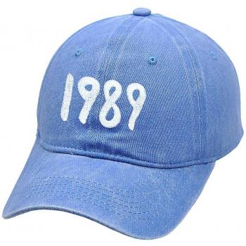 Gorra de Béisbol Hombre Mujer Taylor Swift 1989 Azul