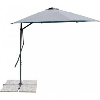 Sombrilla de jardín con mástil lateral 2 x 3 m