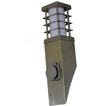 Lampe de jardin flambeau en acier inoxydable 11 W