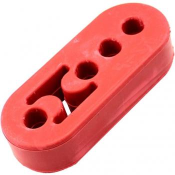 Soporte de goma para tubo de escape de coche con 4 agujeros