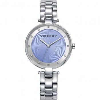 Reloj Viceroy Chic de acero y detalles en azul