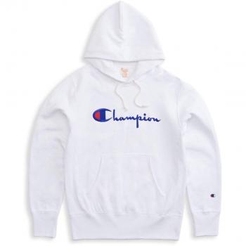 Reversible Champion Hooded Sweatshirt - White