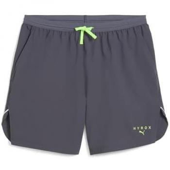 Trainingsshorts PUMA PUMA x HYROX ULTRAWEAVE 6 Shorts Herren, Gr. M, grau (galactic gray)