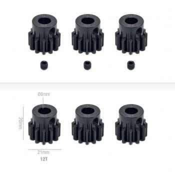 Piñón Acero 11T-20T Surpass con Eje 8mm