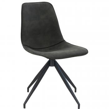 Chaise de salle à manger avec pivotant et pieds noirs House Nordic